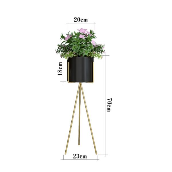 Nordic Round 30cm Diameter Metal Flower Stand