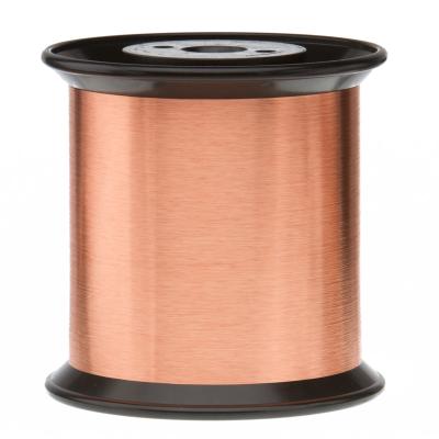 Solderable Enamelled 44 Gauge Copper Metal Wire PEW/N Class 130 Nylon/Polyester