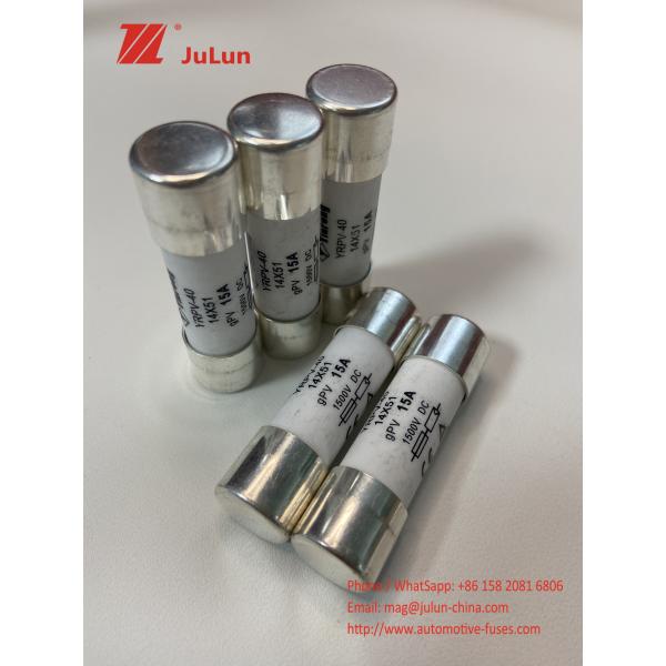 Керамический солнечный DC только для Крытый 1500VDC 14x51mm взрывателя 10A 10kA меди PV