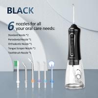 Nettoyage professionnel des dents à jet de bouche Portable 400 ml Pik irrigateur dentaire fil d'oreille Pick électrique Flosser d'eau Flosser d'eau