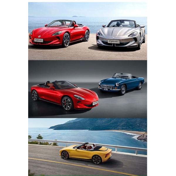 2023 SAIC MG Cyberster 4WD Vehículo energético deportivo Super Auto 520km 580KM Pure EV Car eléctrico Cabriolet Cyberster