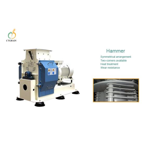 Maize Meal Hammer 22KW Grain Crusher Machine
