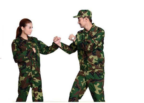 Forest BDU / ACU Army Battle Dress Uniform Special Design Breathable Metal Button Cuffs