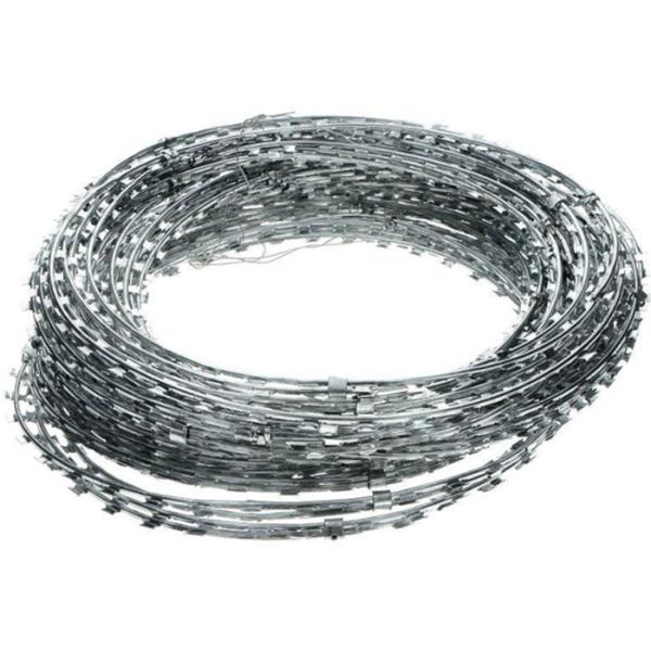 Hot Dip Galvanized Cbt 65 Razor Wire PVC Coated 900mm For Boundary Fencing