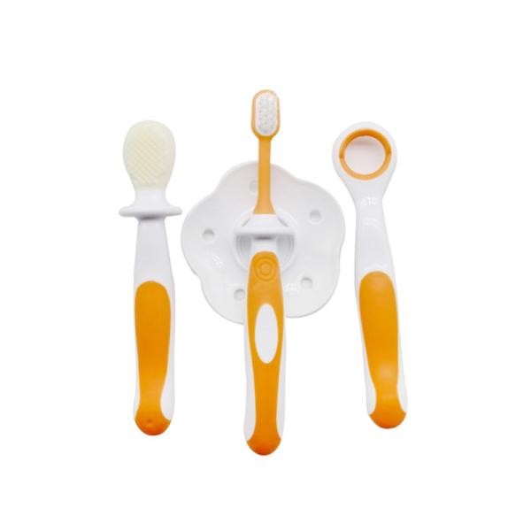 100 % Silicone Baby Finger Toothbrush , Customized Color Soft Baby Brush