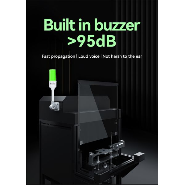 Luces apiladas en torre LED multicolor IP54 de 1 capa, mini advertencia para máquina CNC