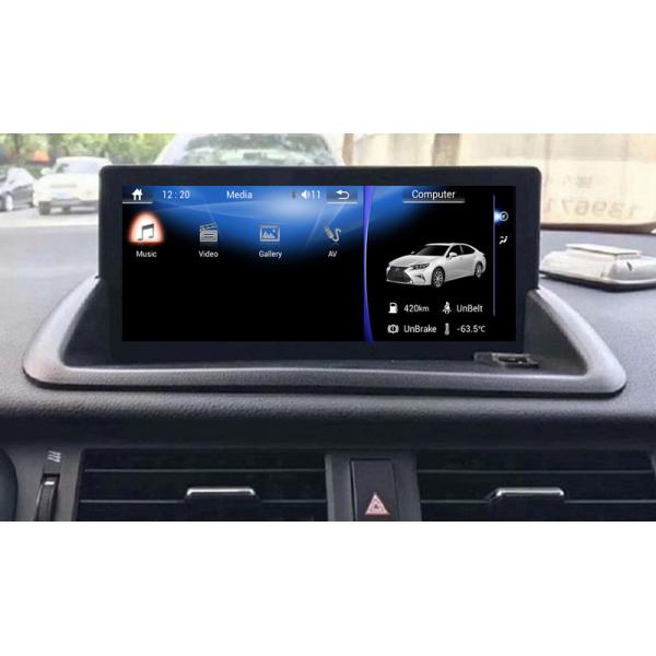 Ouchuangbo car radio dual zone gps navi 1080 video for Lexus CT 200 2011-2017 with USB SWC Bluetooth android 8.1 system