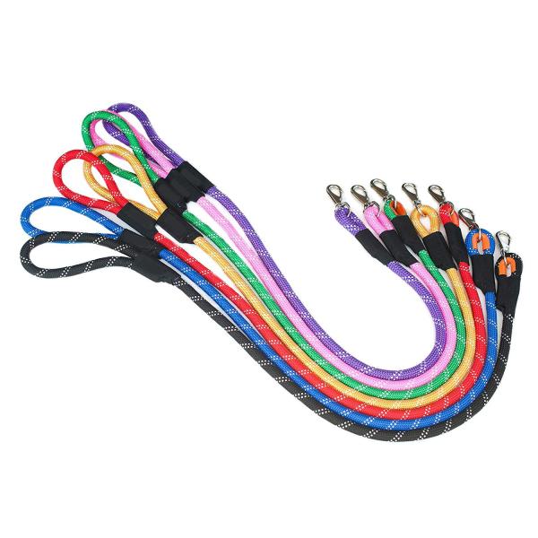 Preto verde vermelho de escalada resistente da corda da ligação flexível do cão do nylon da tração do animal de estimação disponível
