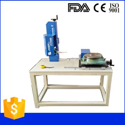Blue Colour Desktop Dot Pin Marking Machine , Carbon Steel Flange Dot Engraver