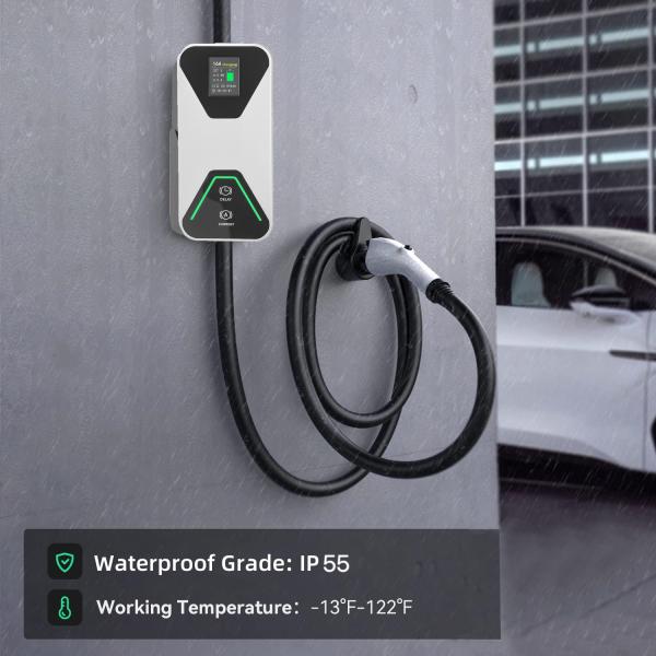 Tesla 16A 32A EV портативное зарядное устройство Bluetooth Максимальная безопасность с несколькими защитами