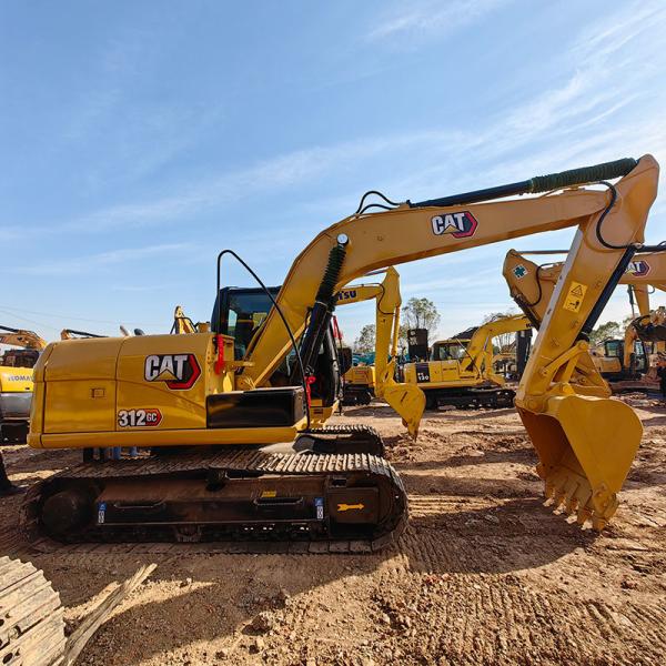 12 Ton Caterpillar 312D Used Middle Excavator Second Hand Cat 312D Digger