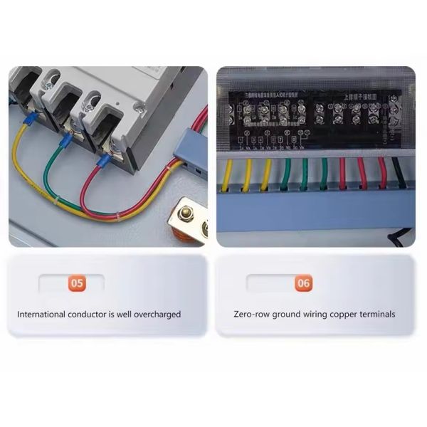 IP55-rated Stainless Steel Electrical Distribution Box 380V Power Distribution Cabinet for Outdoor Industrial Use