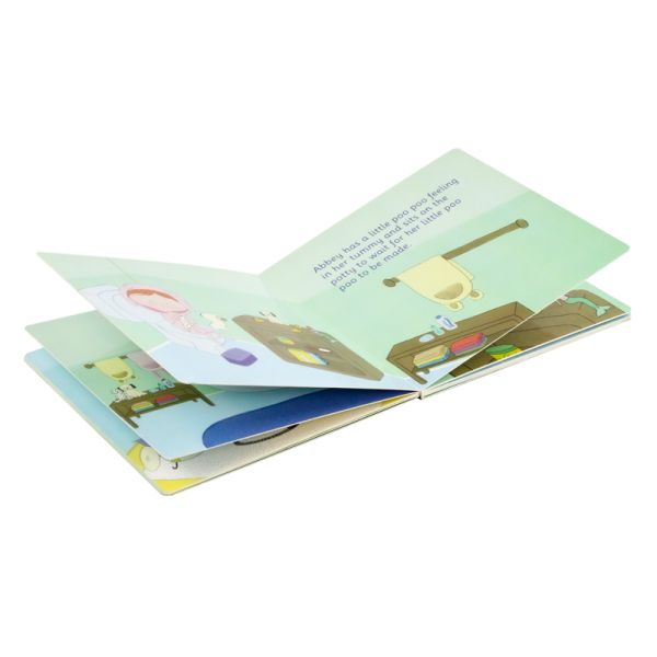 Glossy Lamination Children's Board Books Environmentally Friendly Personalized Story Books