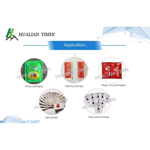 Sus 316 Sachet Packaging Equipment Automatic For Ketchup Shampoo Paste Multi Line packing high efficiency