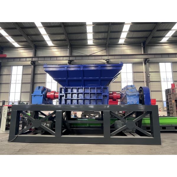 Low Price Tyre Shredder Diesel Plastic and Tire Shredder Shredders for Car Tires to Rubber Dust Full Warranty Free Tool Box
