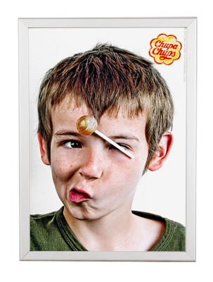 Advertising Snap Poster Frames Mitred Corner 20 Mm Aluminum Material