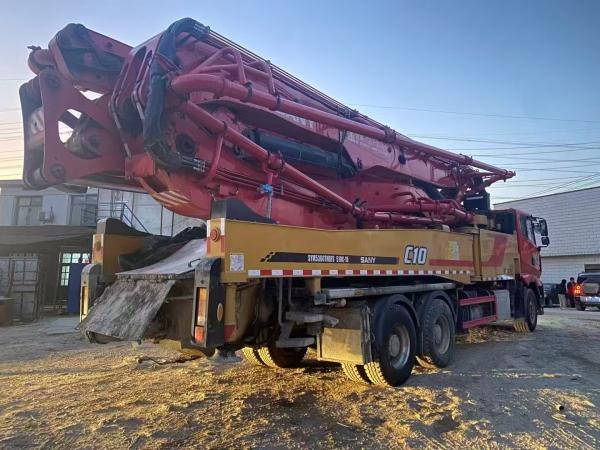 Hydraulic 24m Second Hand Pump Truck 348kW 1900rpm 90km/H
