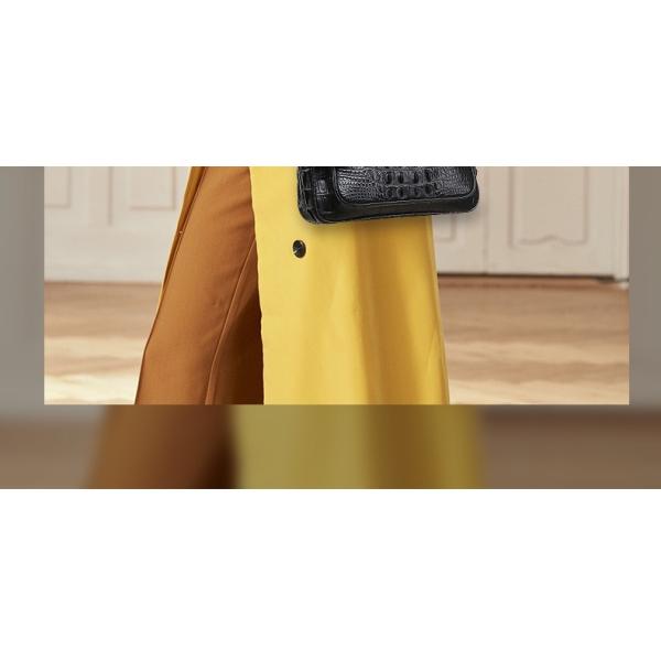 Exotic Genuine Crocodile Skin Silver Chain Lady Purse Real True Alligator Leather Women Purse Female Single Shoulder Bag