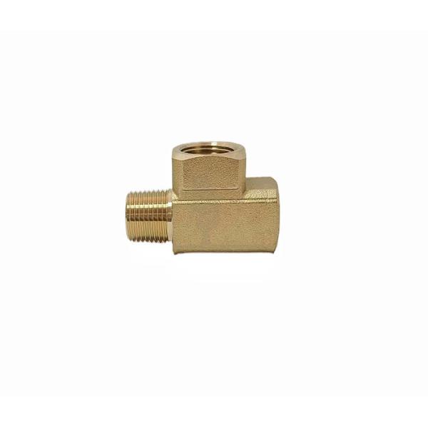 CNC Brass 90 Degree Elbow 3/8 NPT Male 3/8