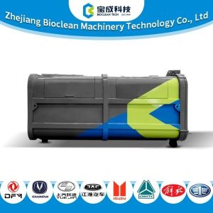 OEM 5T 5000KG  Rubbish Recycling Waste Stainless Steel Garbage Container Trash Bin