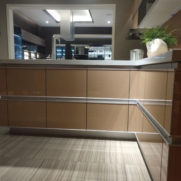 cozinha fácil Gray Aluminium Cabinet Handles da instalação de 397mm