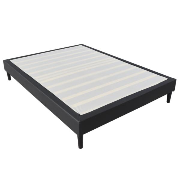 シンプルなデザイン ポリestered プラットフォーム ベッドフレーム 強い構造 203x152cm