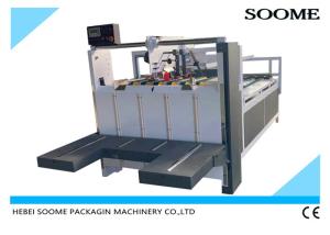 Semi Auto Folder Gluer Machine For Corrugated Carton