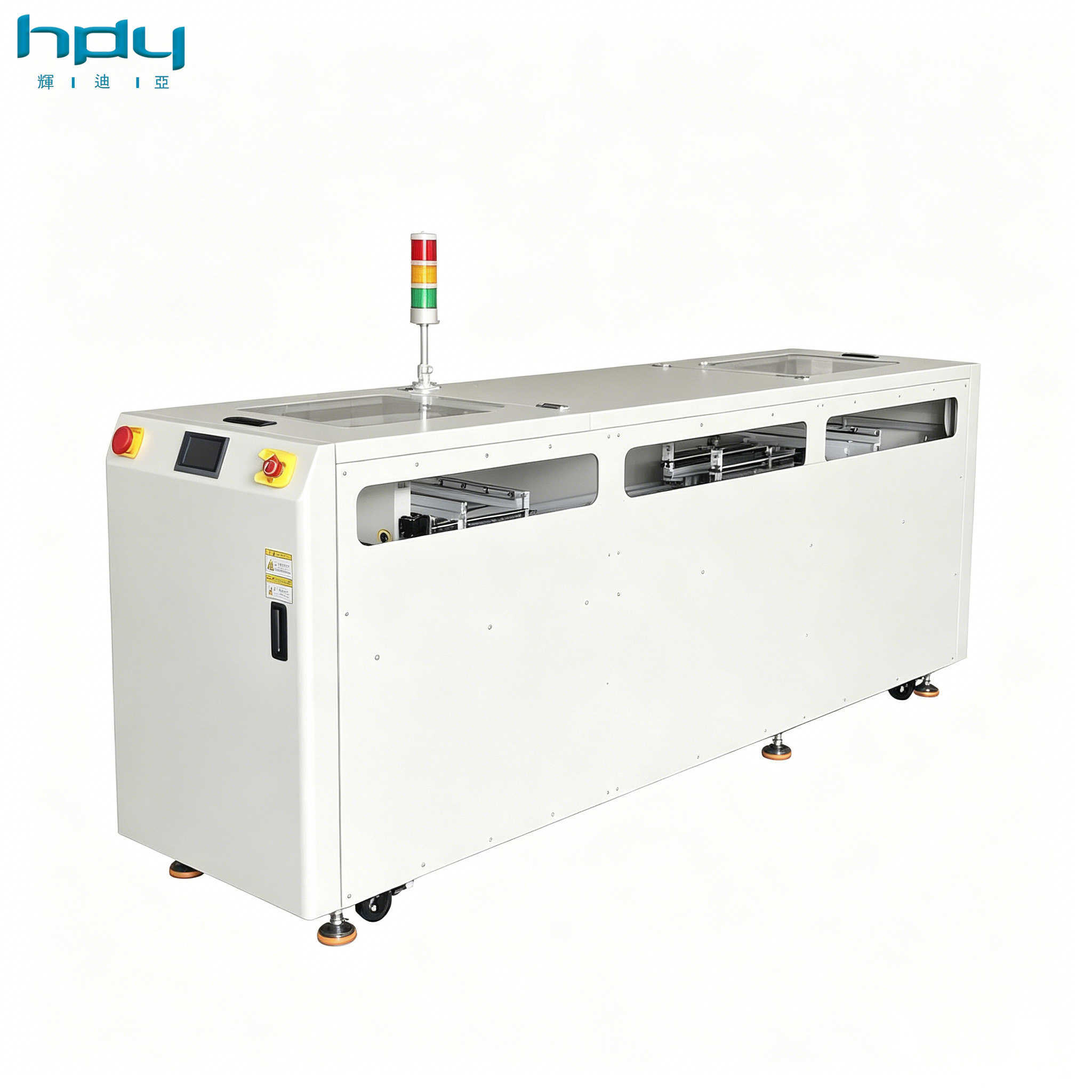 Dual Car PCB Shuttle Transporter Handling Conveyor 220V