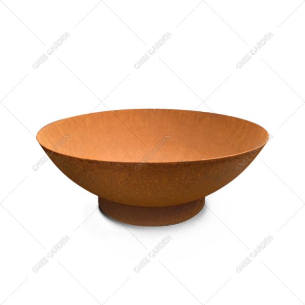 Brazier Backyard Patio Firepit Wood Burning Garden Corten Steel Outdoor Fire Pit