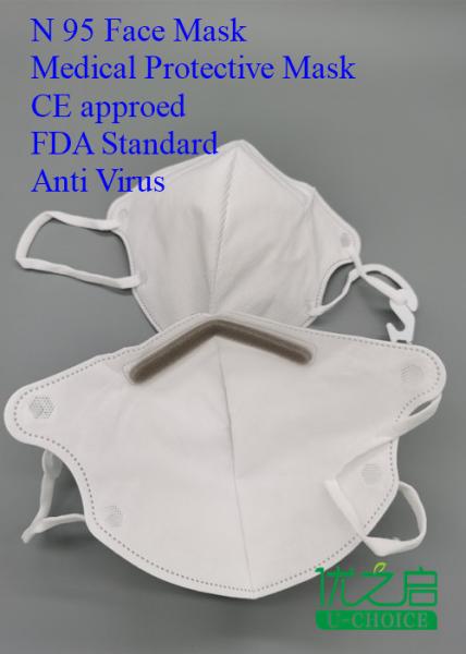 High Bacteria Filtration Medical Respirator Mask , Odour Less Surgical Disposable Mask