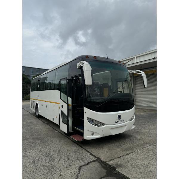 Used Coach Bus SunLong 10m 36-43 Seats LHD CNG Bus with 720L Gas Tank Capacity