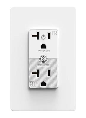 Remote Control Smart Socket 2500W / 125V Smart Wall Outlet With Timer Function