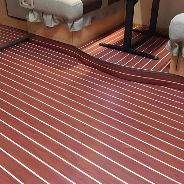 RV & Bus PVC Homogeneous Flooring Waterproof Wear-Resistant
