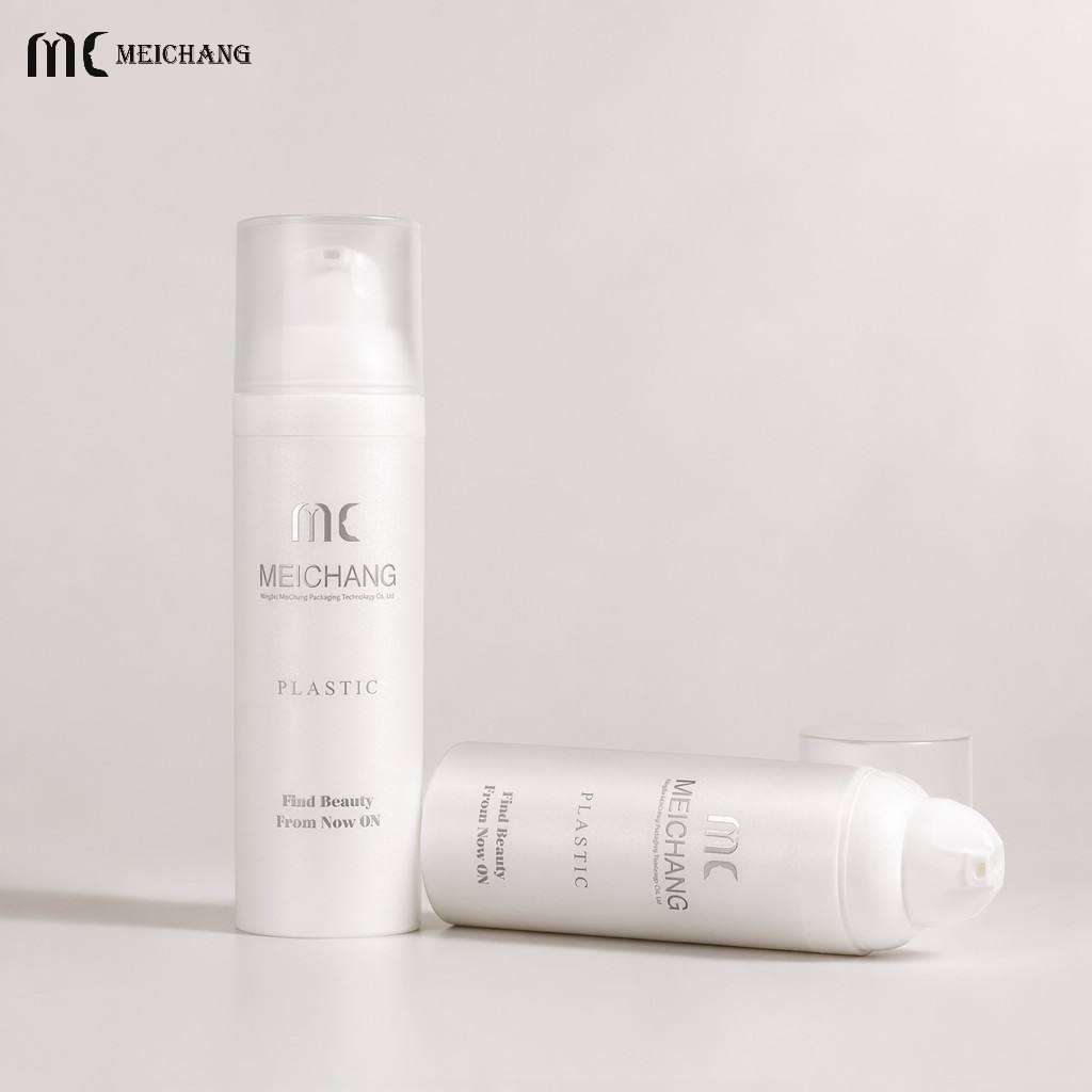 30ml 50ml 75ml Refillable PP Airless Lotion Pump Bottle for Eye Cream and Skincare Packaging(MC-228)
