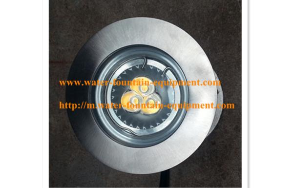 Stainless Steel Underwater Fountain Lights MR16 50W Halogen Screw Under Cover