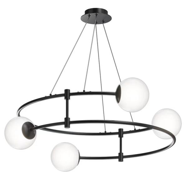 Designer Living Room Chandelier Modern Simple Atmosphere Room Ring Creative Personality Dining Room Pendant Light