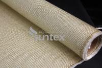 Fácil ser Vermiculite fabricado costurado revestiu a tela da fibra de vidro para gaxetas Oven Door Seals