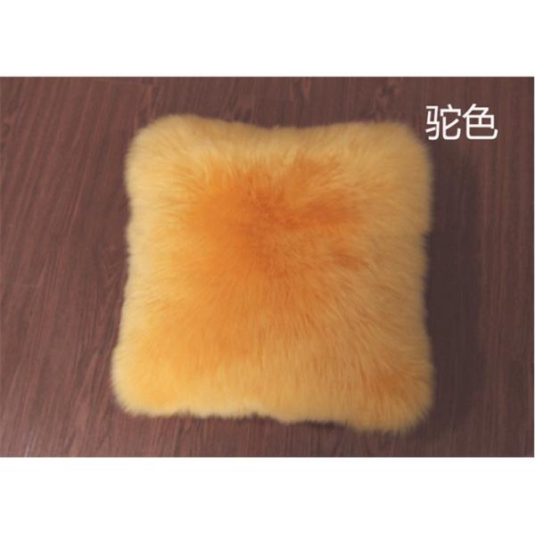 Двойник подушки сидения Ламбсвоол овчины Шеарлинг встал на сторону для кровати/софы декоративных