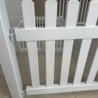 4ft High Quick Install White Pvc Garden Fence Weather Resistant