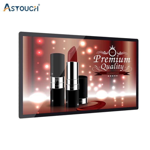 OEM Interactive Touch Screen Advertising VGA 65 Inch Digital Signage Wall Mount