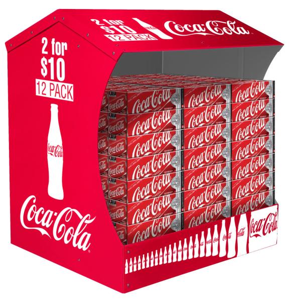 Customizable Corrugated Pallet Display Offset Printing With Flat Packaging