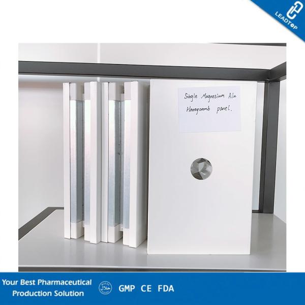 Grey Color Fireproof Clean Room Wall Panels Large Plate Surface And High Level