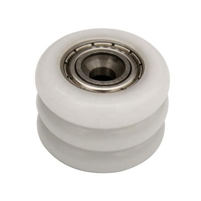 9mm Width Nylon Door Rollers , Dia 31mm Nylon Garage Door Wheels 608ZZ Bearing