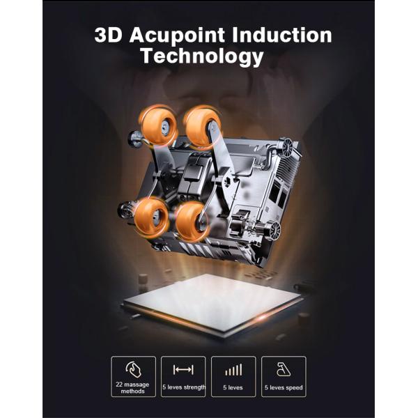 Recliner Full Body Home Medic Shiatsu Massage Chair Bluetooth 50C Heating