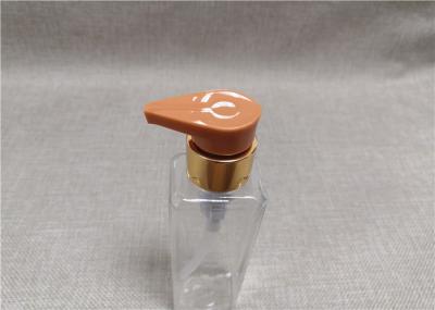 Orange Plastic Lotion Bottle Pumps , Cosmetic Soap Pump Replacement Parts