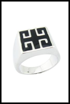 Sparkling Enamel Gemstone Rings In Sterling Silver 925 Sterling Silver Jewelry Rings Chunky Sterling Silver Rings