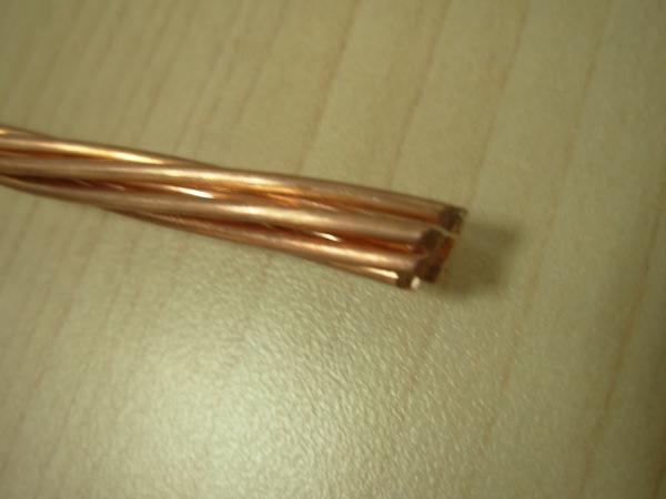 Bare Copper Earth Ground Wire 29mm² BS 7884 For Overhead ISO Certification