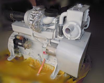 Truck 6BTA5.9 White Engine Assembly Parts With 6 Cylinders Customized Size