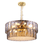 Посветите яркой курят K9, который люстре закоптелого кварца хрустальной люстры Tricolor