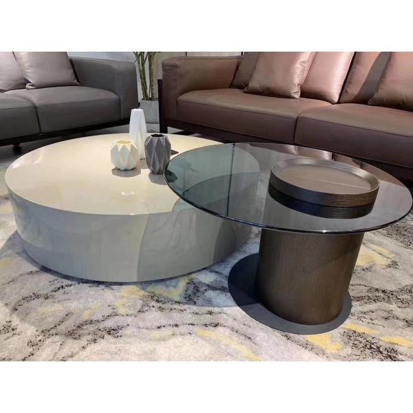 Modern Design Round Wooden Coffee Table for in Wood Living Room Furniture